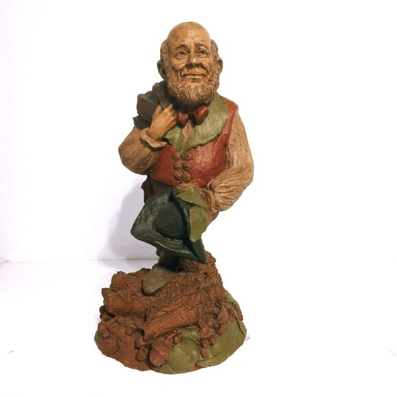 Tom Clark Gnomes Thistle Item 1029 #67 1984 Cairn Studios Wood Spirit Figurine - Picture 1 of 5